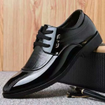 Men Classic Black Lace Up Business Formal Dress Casual Shoes for Formal Shoes