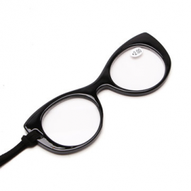 Women Hanging Light AC Hand Holding Glasses Computer Cat Eye Reading Glasses for Reading Glasses