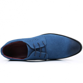 Men Carved Leather Non Slip Large Size Casual Formal Shoes for Formal Shoes