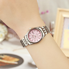 Diamonds Casual Style Ladies Wrist Watch Calendar Full Steel Quartz Watches for Watches