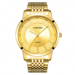 LONGBO Classic Casual Quartz Luxury Gold Watches Stainless Steel Couple Watches Gift for Men Women for Couple Watches