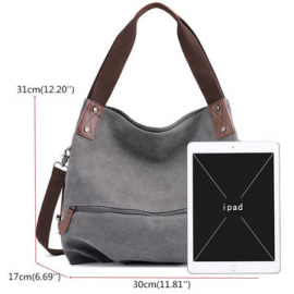 KVKY Canvas Tote Handbags Simple Shoulder Bags Summer Shopping Bags for Bags