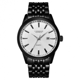 Casual Style Full Steel Men Wrist Watch Date Display Quartz Watches for Men Watches